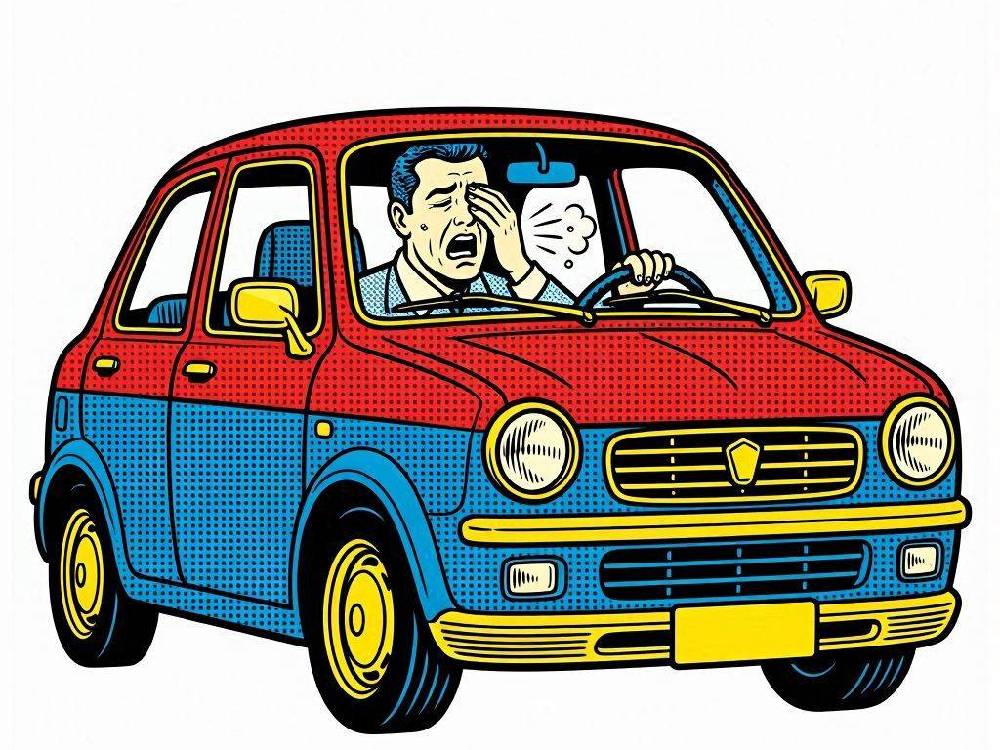 Driving with hay fever